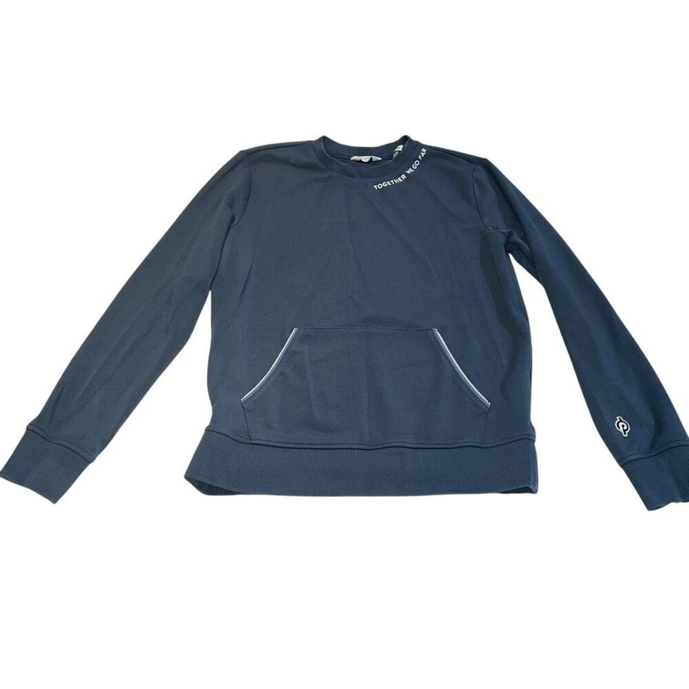 Peloton Blue Crewneck Sweatshirt Kangaroo Pocket‎ - Size Small